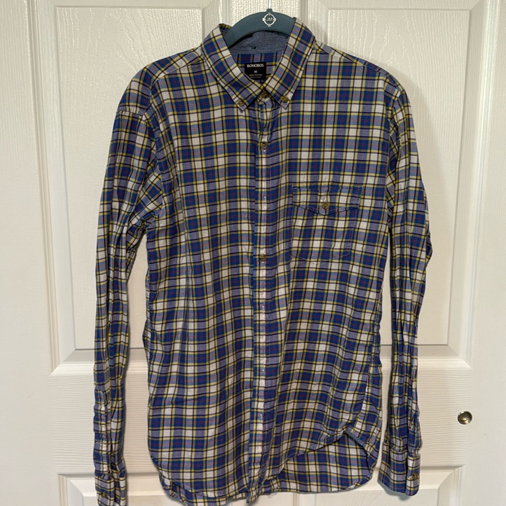 Bonobos Dress Shirt Slim Fit size Medium